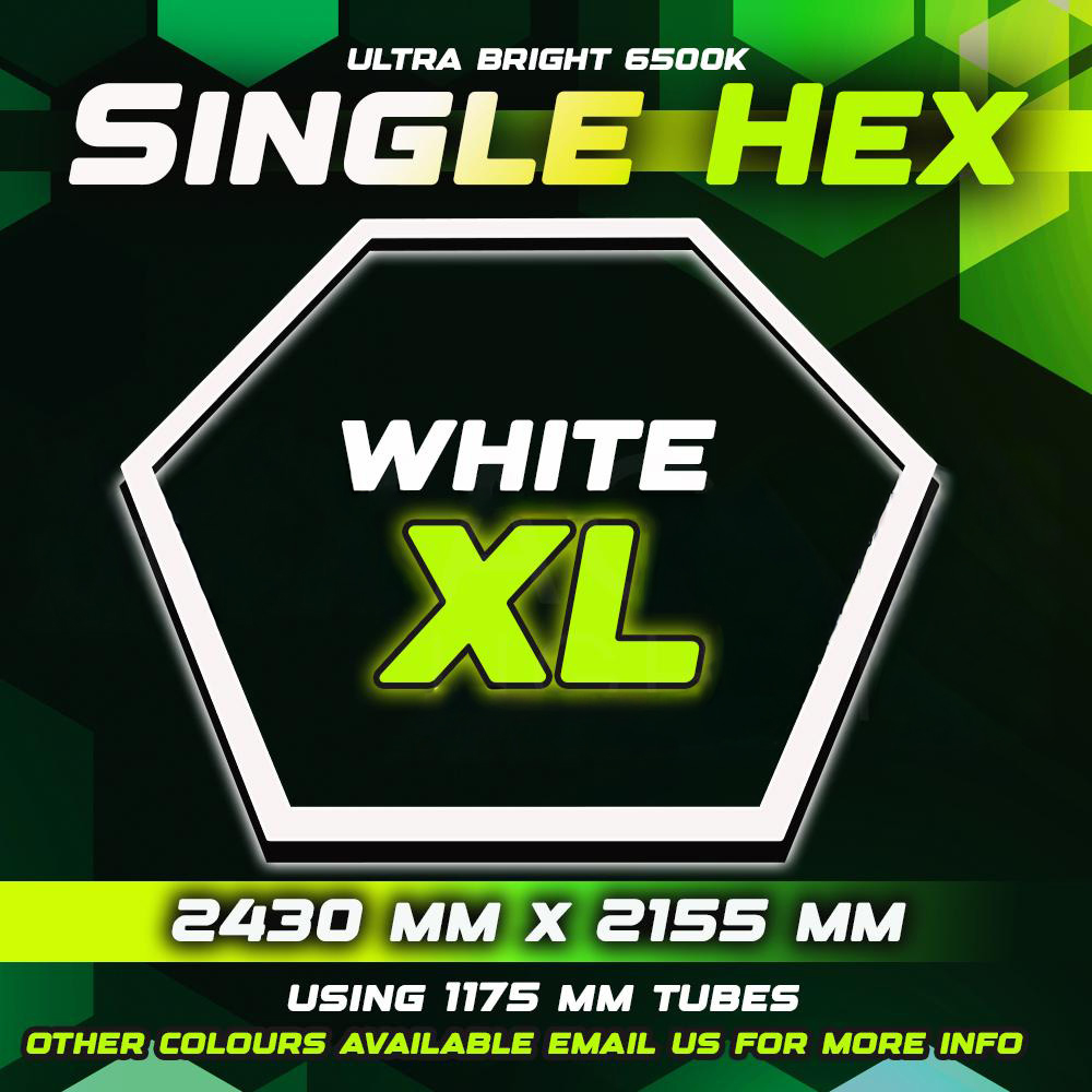 XL Hexagon Light white 6500k
