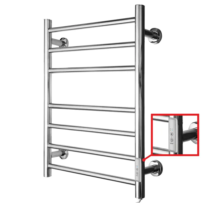 Dexpro DXTR7040SST Delux Eco Electric Towel Rail with Timer 70W Stainless Steel