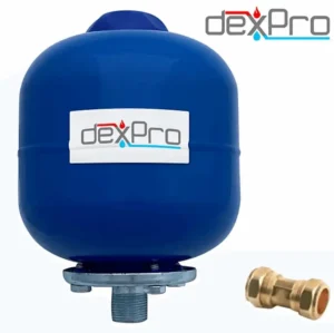 Dexpro DXUKIT1 Expansion Vessel 2ltr with Check Valve