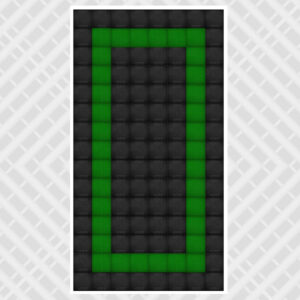 forset green black - DIY Standard Single Vented Tile Garage Pack - 3.2m x 6m