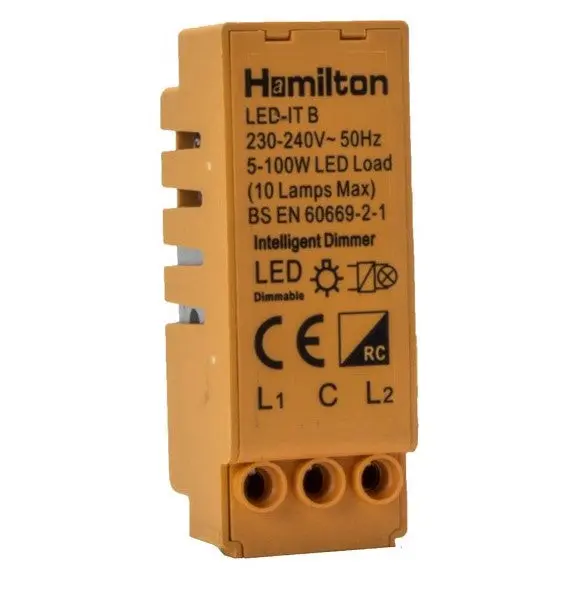 Hamilton LEDITB100 Dimmer Switch 2 Way 5W-100W