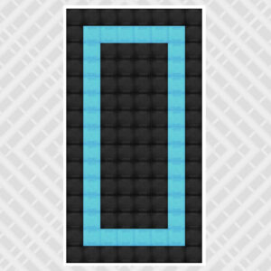 sky blue black - DIY Standard Single Vented Tile Garage Pack - 3.2m x 6m