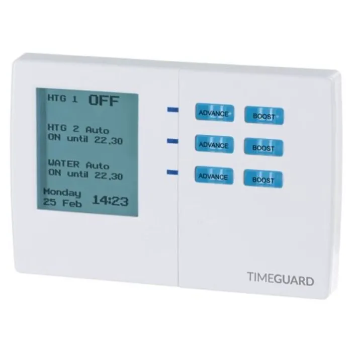 Timeguard TRT038N 7 Day Digital Heating Programmer 3 Channel