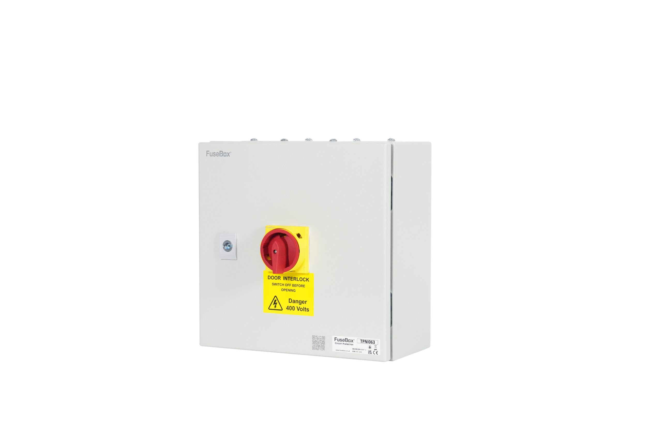 Fusebox TPNI063 63A TP&N Metal Isolator Switch Disconnector