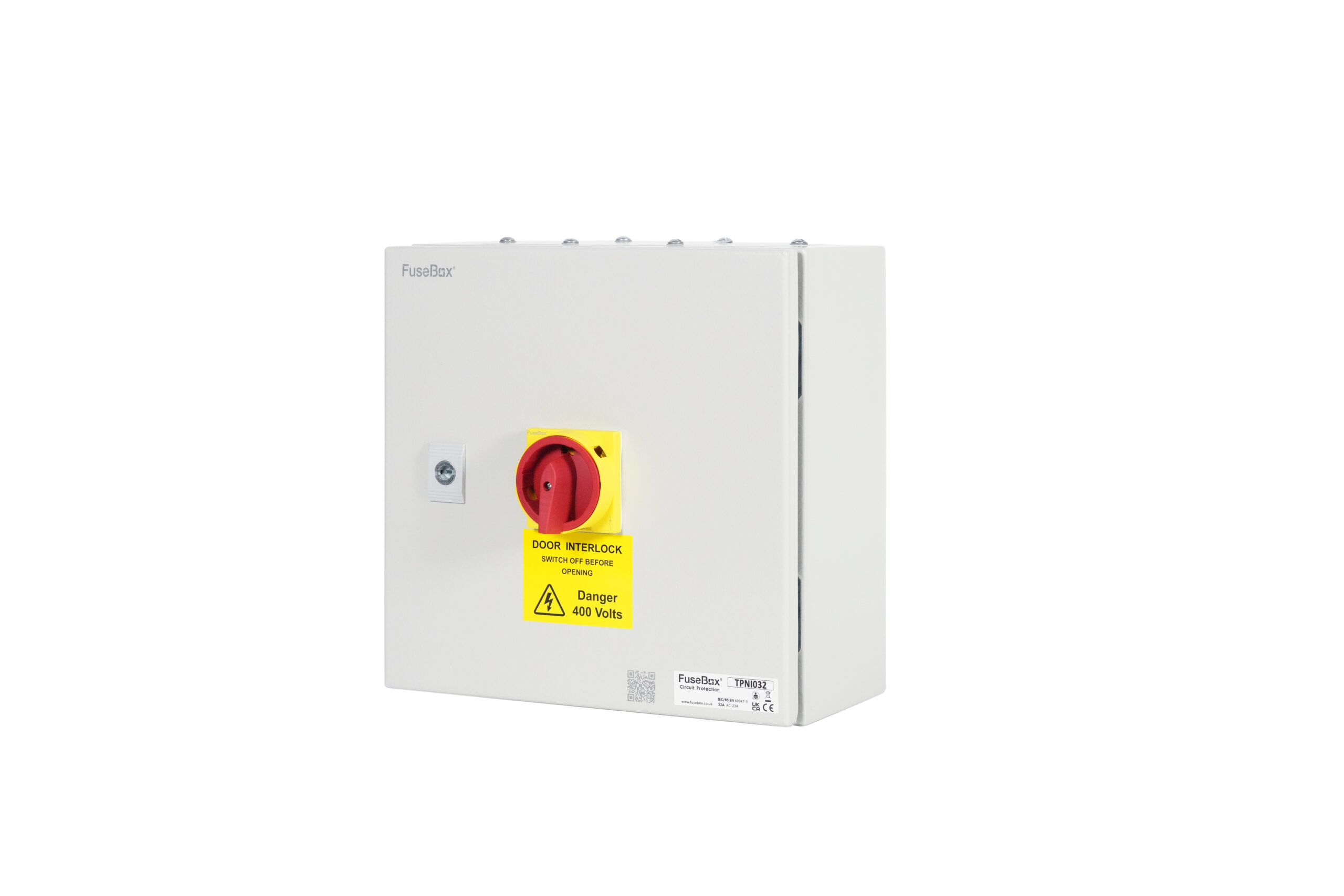 Fusebox TPNI032 32A TP&N Metal Isolator Switch Disconnector