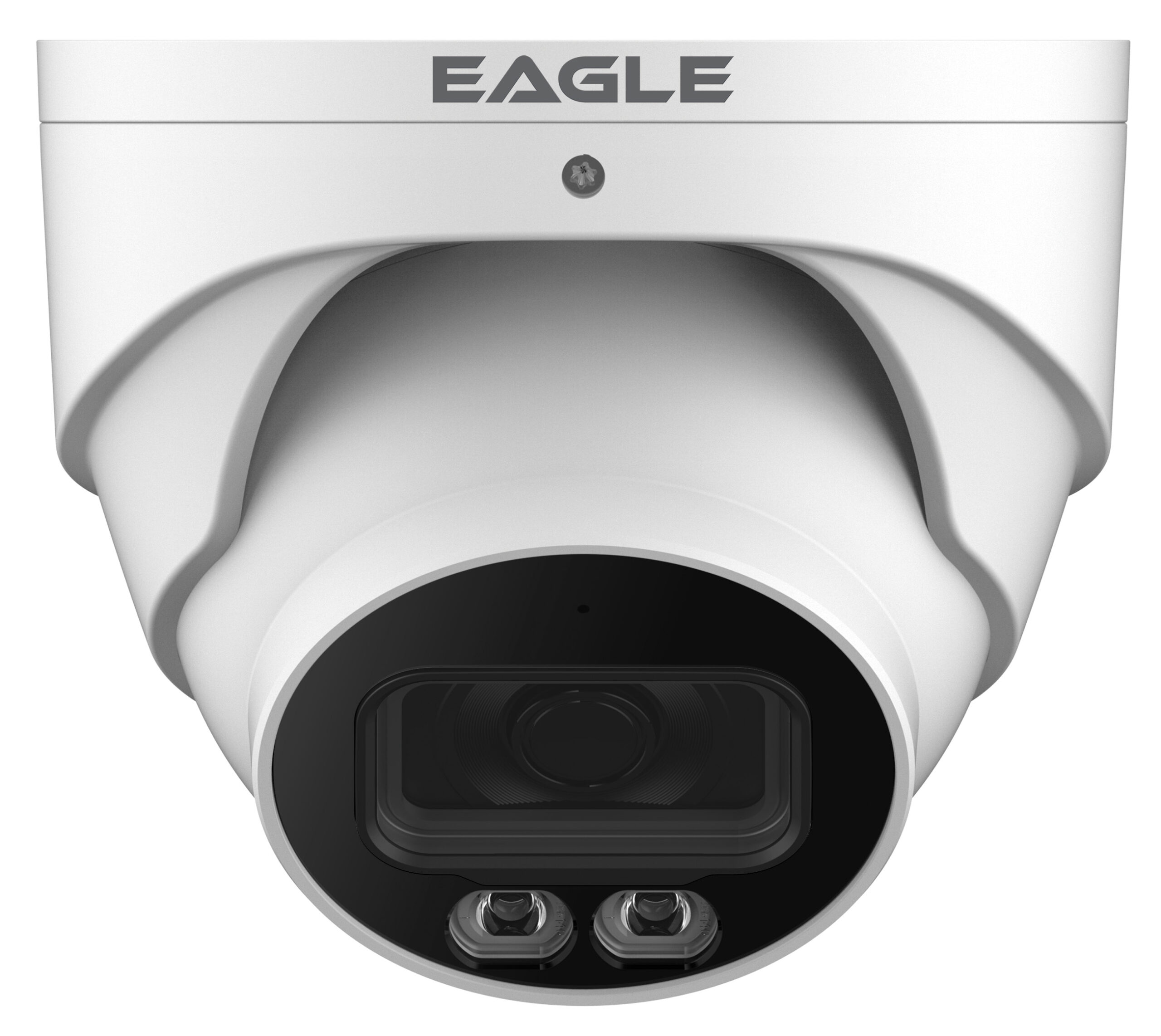 Qvis 4MP IP FULL Colour, Dual Illumination Fixed lens Turret (White)