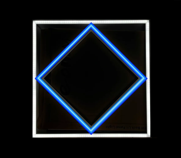 Ecolux 2 x 60w - Blue Diamond Linear Frame (2pc Pack)
