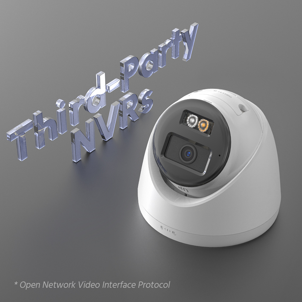 Hizone pro – Smart Hybrid Light Two Way Audio PoE IP Camera | IPT240W-HT | 4MP, 1920 × 1080 @ 25 fps (White)