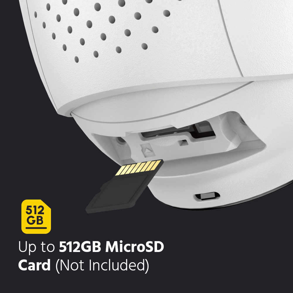Hizone pro – Smart Hybrid Light Two Way Audio PoE IP Camera | IPT240W-HT | 4MP, 1920 × 1080 @ 25 fps (White)