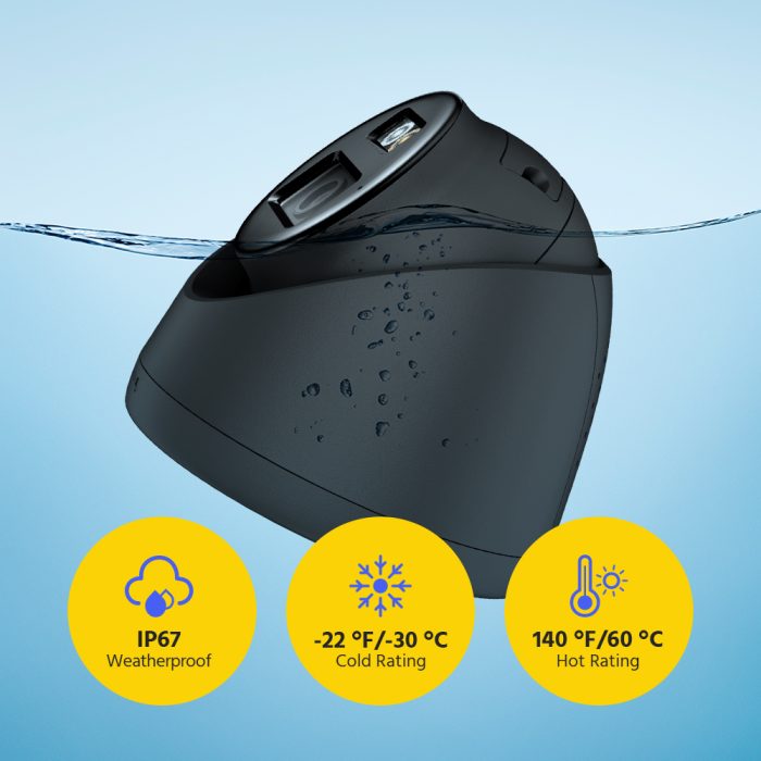 Hizone pro – Smart Hybrid Light Two Way Audio PoE IP Camera | IPT280B-HT | 4K 8MP, 3840×2160 @ 15 fps (Black)