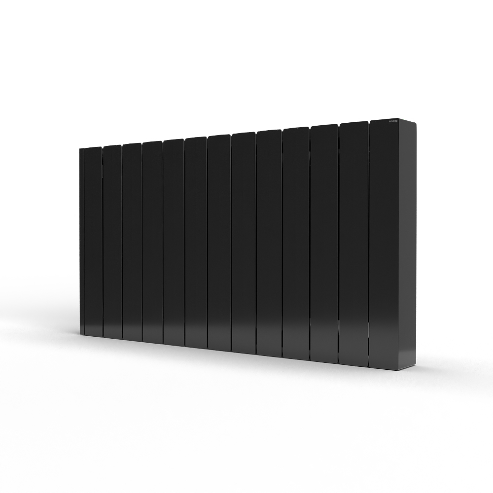 Rointe Belize - BRIB1800RAD3 Wi-Fi Electric Radiator, Black, 1800W, 12 Elements