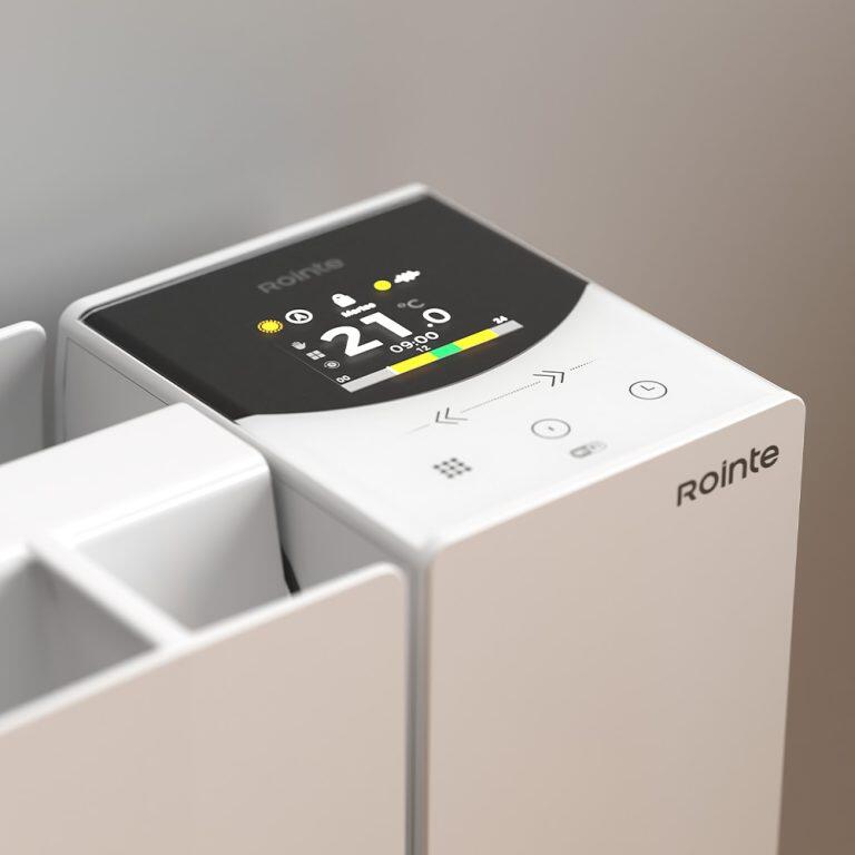 Rointe Belize - BRIW1800RAD3 Wi-Fi Electric Radiator, White, 1800W, 12 Elements