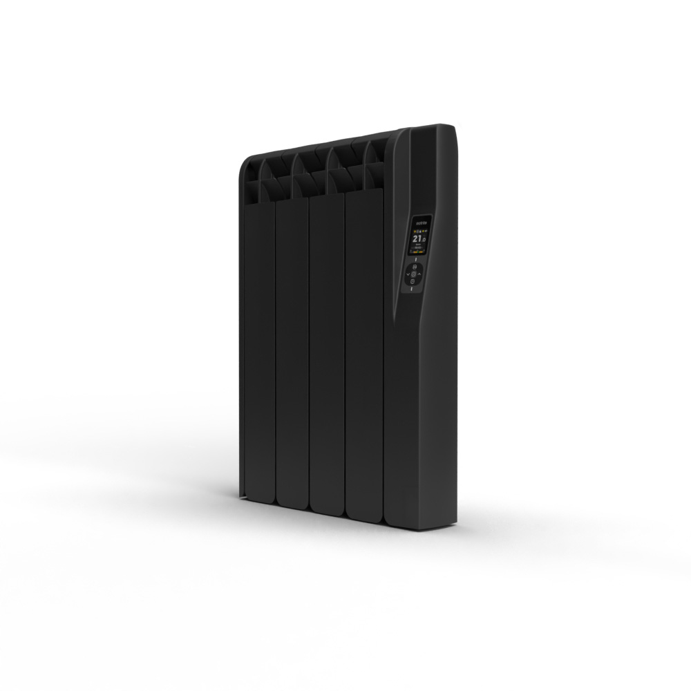 Rointe Kyros - KRIB0600RAD4 - Wi-Fi Electric Radiator, Black, 600W, 4 Elements