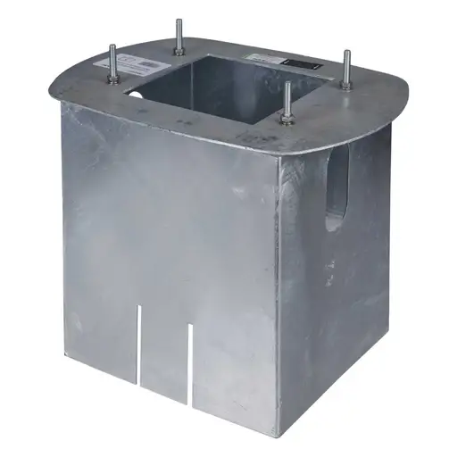 Rolec EV Quantum Bollard Galvanised Ground Mounting Base