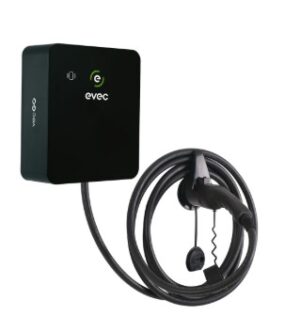 Evec - VEC03-N - 7.4kW Tethered EV Charger 5m Cable IP55