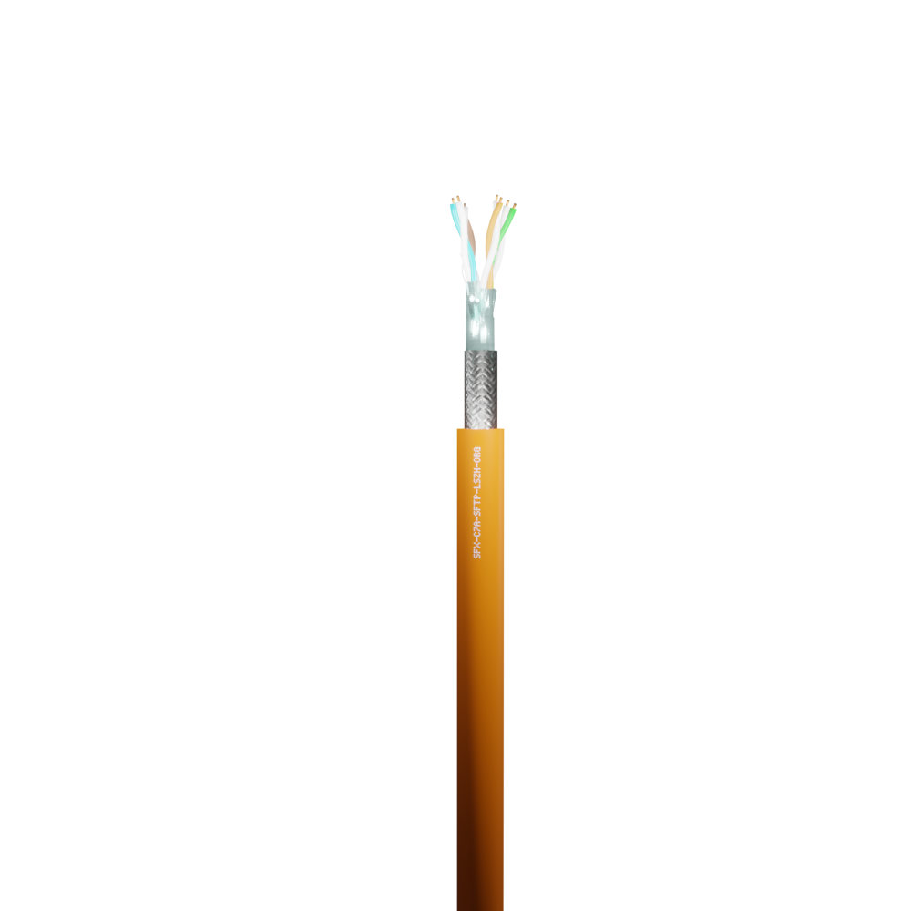 Data Category 7A, 4 pair S/FTP LSZH Cable