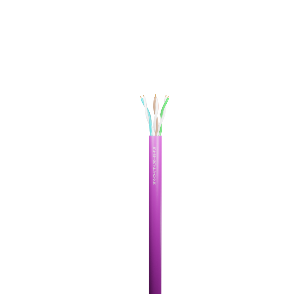 Data Category 5e, 4 pair UTP B2ca LSZH Cable