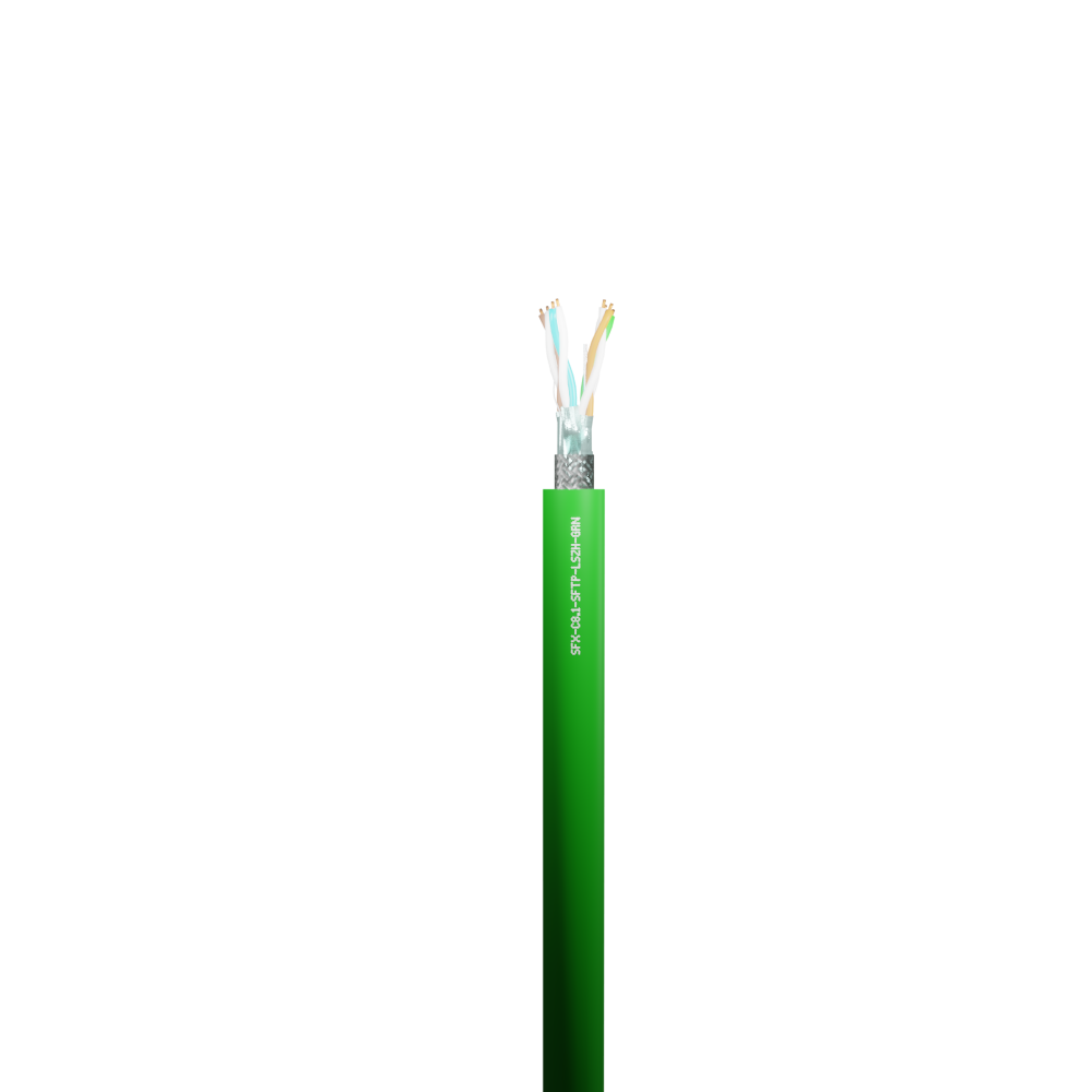 Data Category 8.1, 4 pair S/FTP LSZH Cable