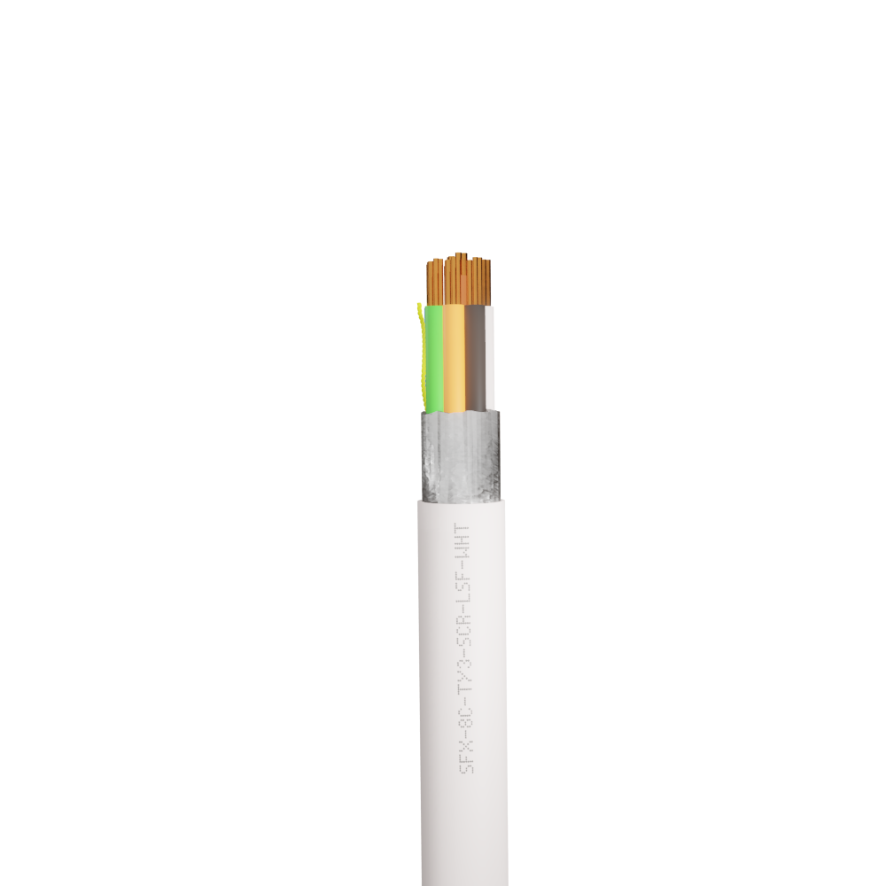 8 Core TCCA Type 3 Alarm Screened LSF Cable