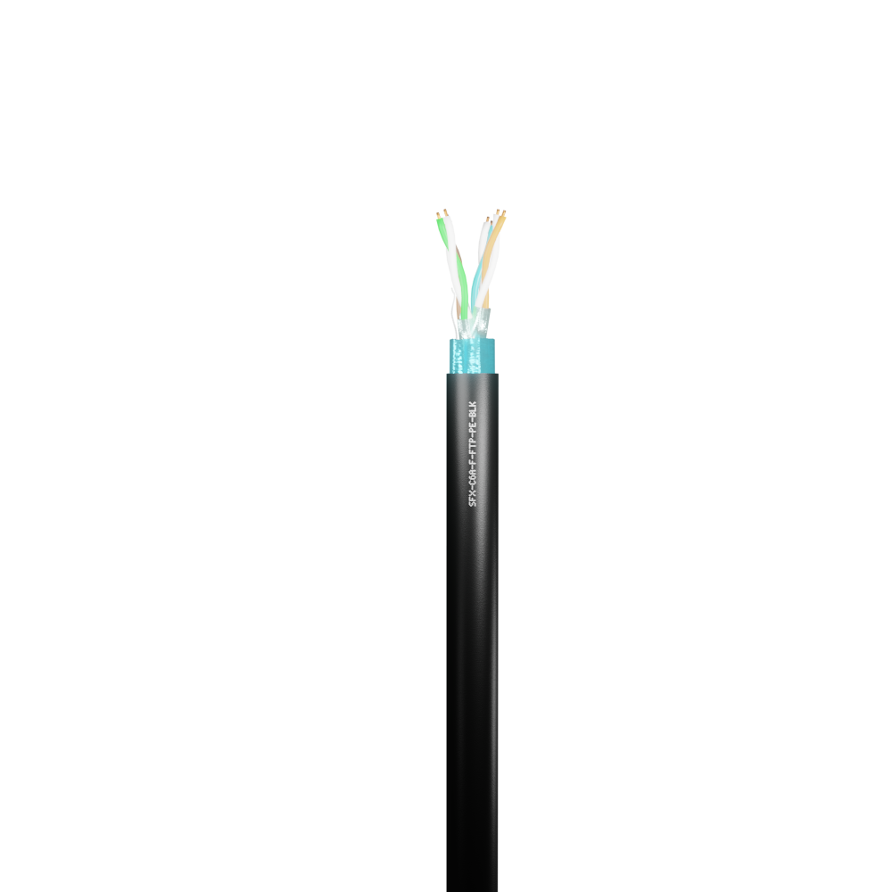 Data Category 6A, 4 pair F/FTP PE Cable