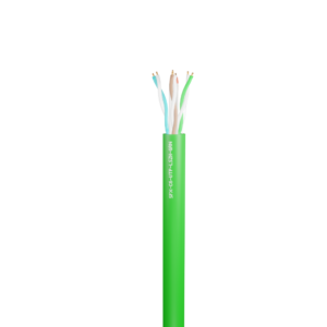 Data Category 6, 4 pair UTP LSZH Cable Green