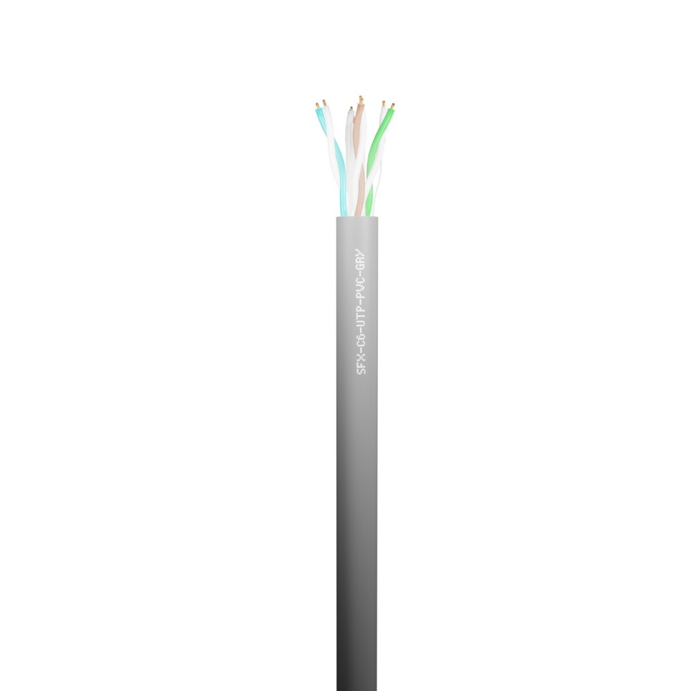 Data Category 6, 4 pair UTP PVC Cable