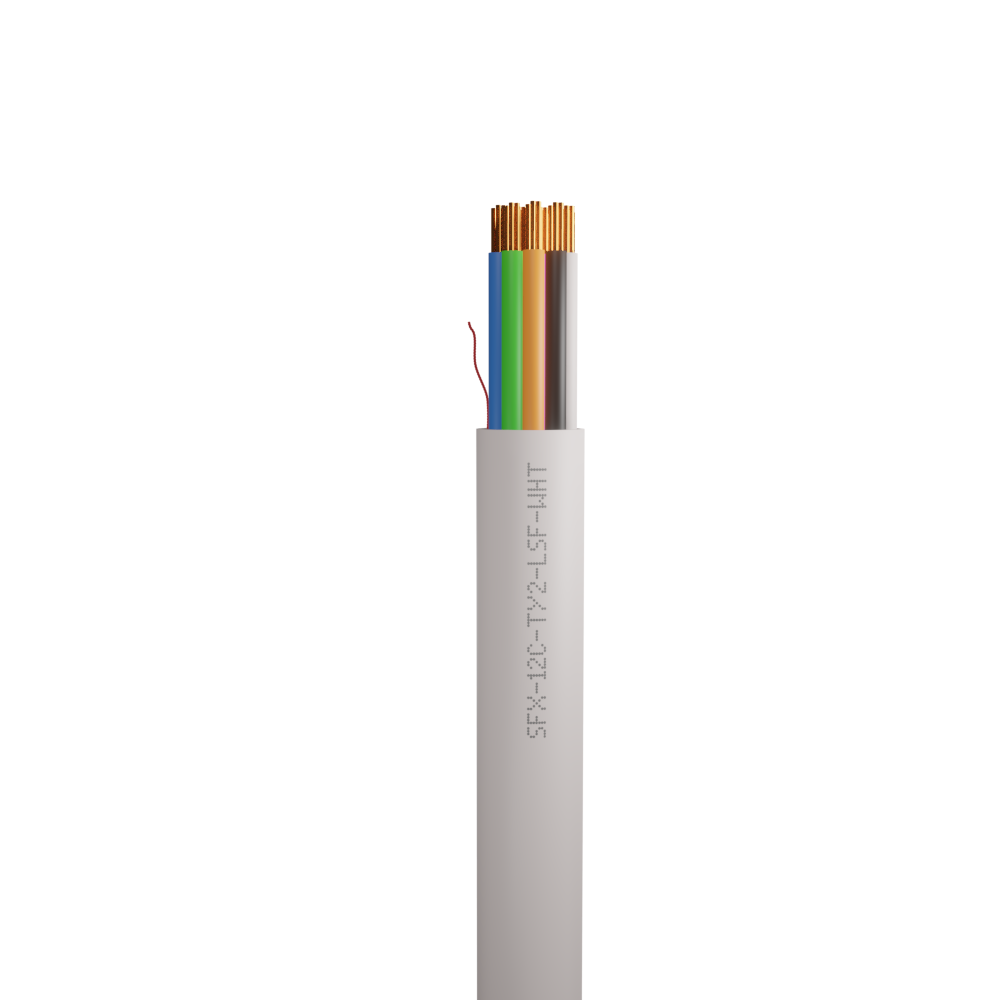 12 Core Type 2 Alarm White LSF Cable