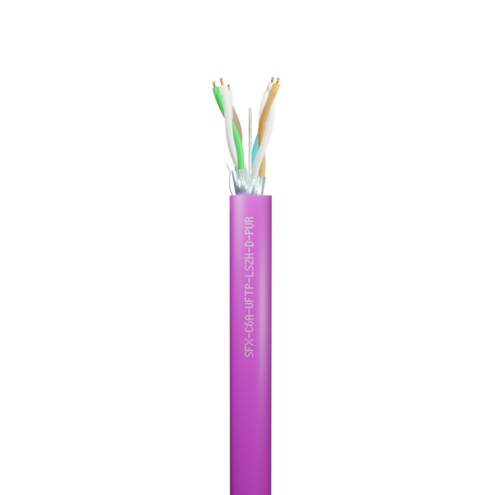 Data Category 6A, 4 pair U/FTP Dca LSZH Cable