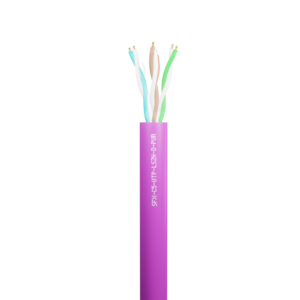 Data Category 5e, 4 pair UTP Purple Dca LSZH Cable