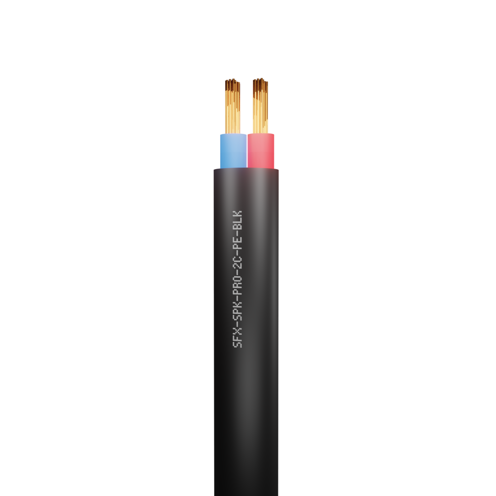 Speaker Cable 2 Core BC 30x0.25mm 16AWG PE