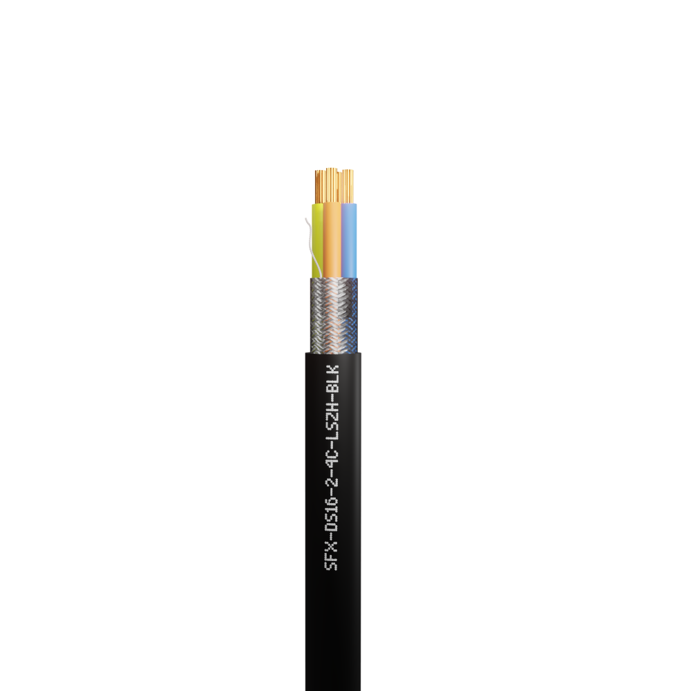 Defence Standard 16 x 0.2mm 4 Core TCWB Screened LSZH Cable
