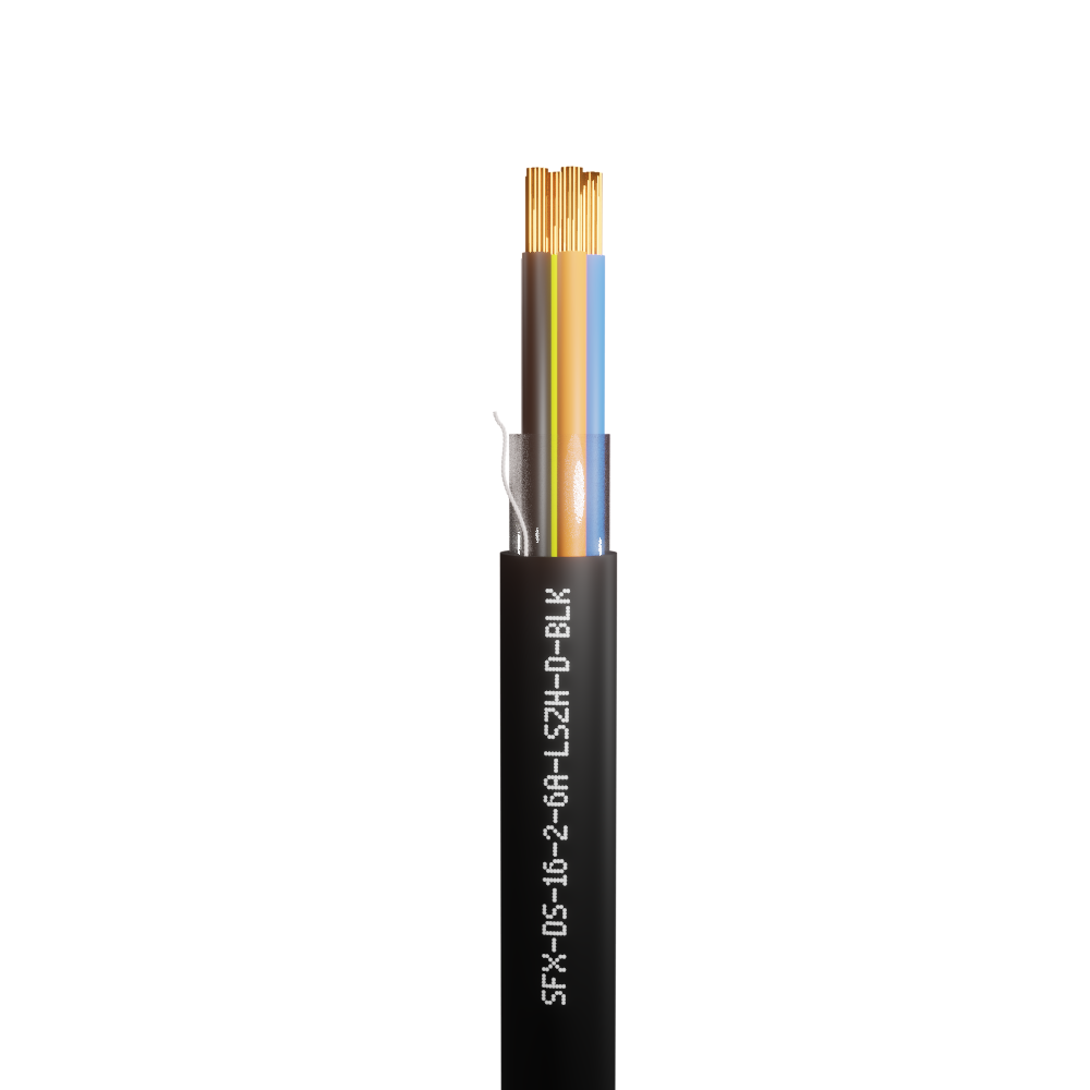 Defence Standard 16 x 0.2mm 6 Core Unscreened Dca LSZH Cable