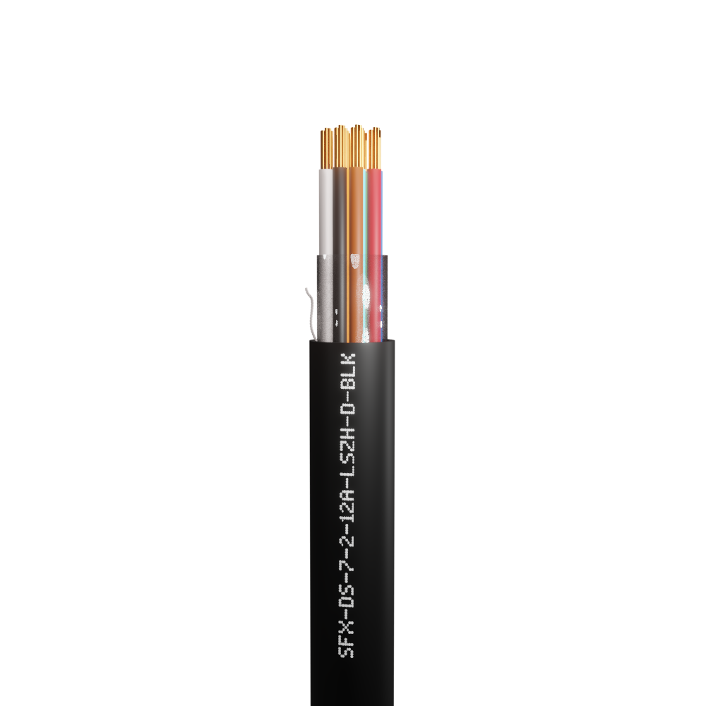 Defence Standard 7 x 0.2mm 12 Core Unscreened Dca LSZH Cable