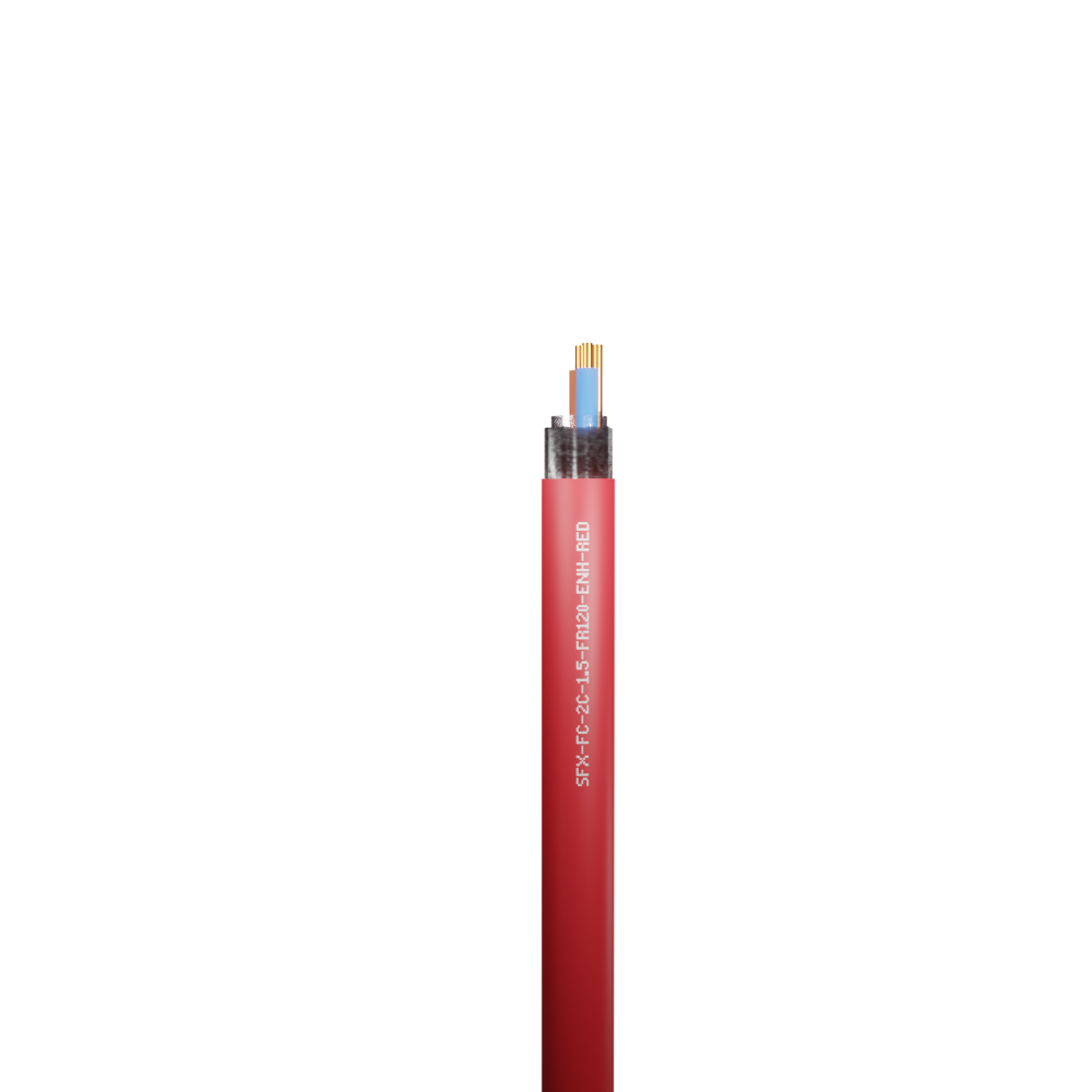 2 Core Flame Flex Enhanced Fire Performance Cable