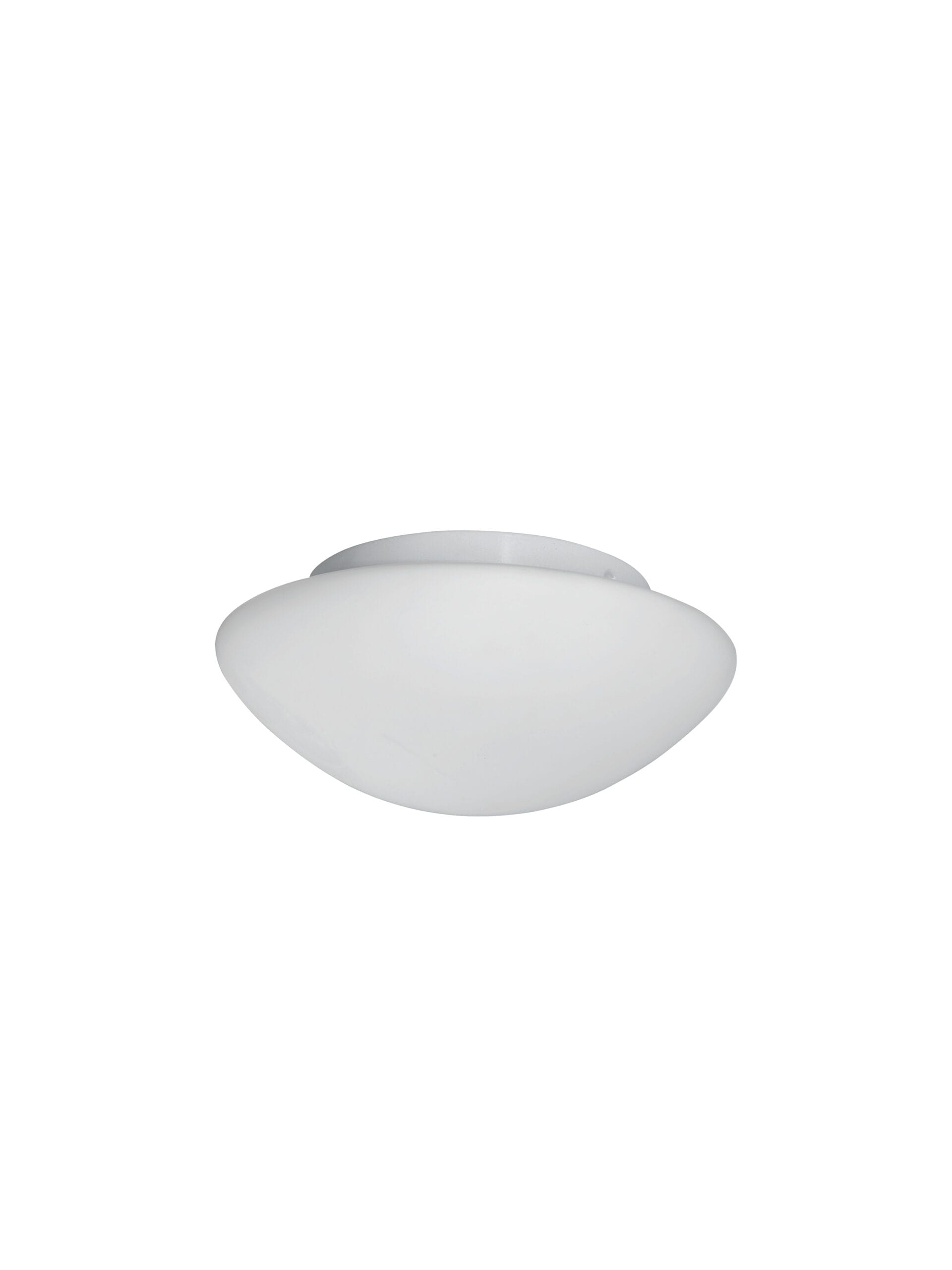 Searchlight Tokyo Flush White Metal & Opal Glass