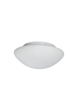 Searchlight Tokyo 3Lt Flush White Metal & Opal Glass