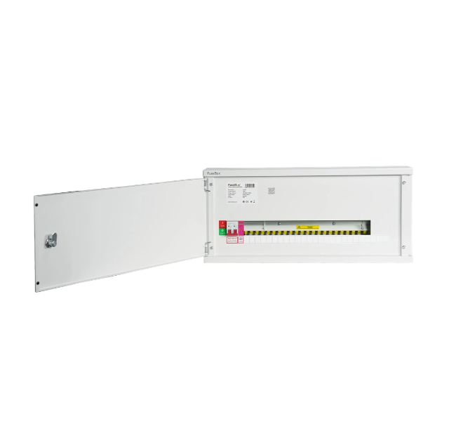 FuseBox HSP25Z 25 Way 100A Main Switch Horizontal Consumer Unit with Type 2 SPD