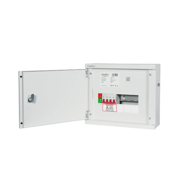 FuseBox HTPNSF0100 TPN Horizontal 3x100A gG Fuses Distribution Board
